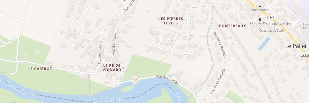 Plan du 1 Imp Gervaux au Pallet
