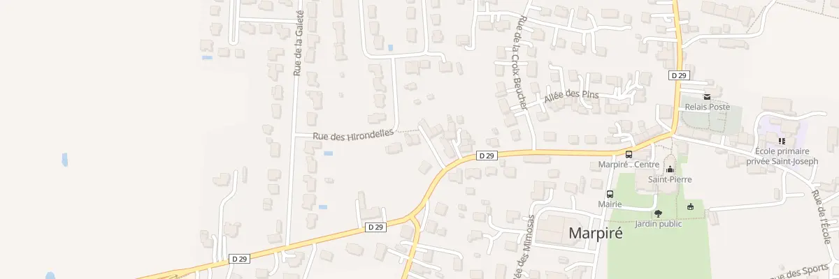 Plan du 32 Rue de la Mairie à Marpiré