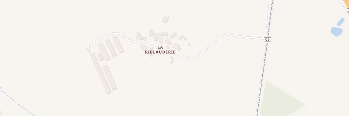 Plan du 2 La Riblauderie à L’Herbergement
