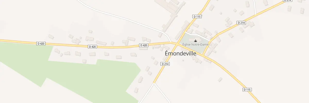Plan du 14 Hameau de l’Eglise à Émondeville