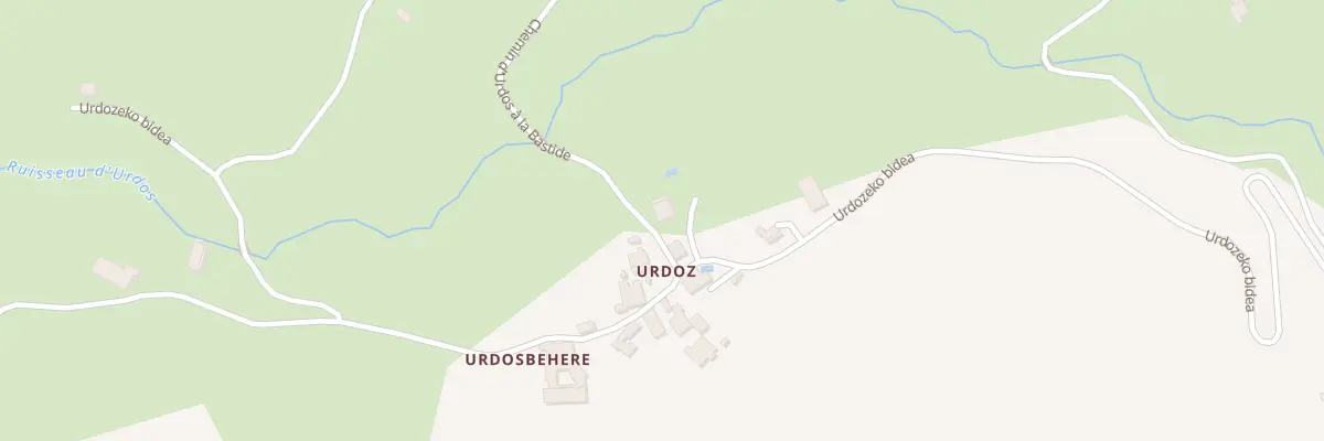 Plan du 846 Urdozeko bidea à Saint-Étienne-de-Baïgorry