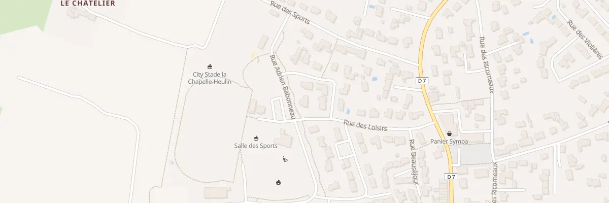 Plan du 16 Rue des loisirs à La Chapelle-Heulin