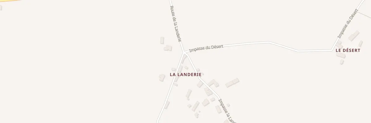 Plan du 16 La Landerie à Camprond