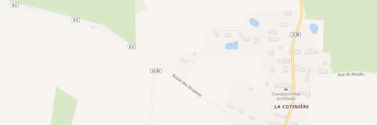 Plan du 16 Rte des Bruyères à Mouzeil