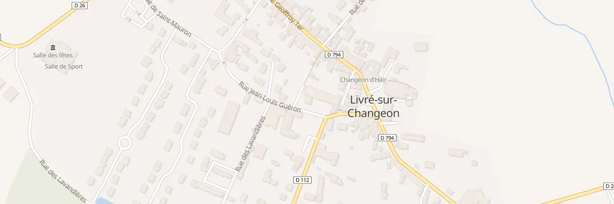 Plan du 2 Rue des Freres Ploermel à Livré-sur-Changeon