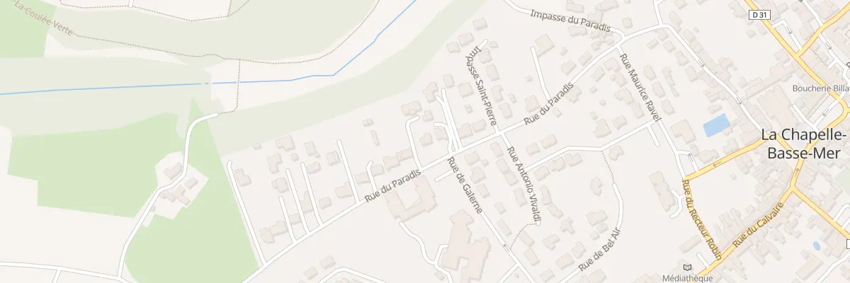 Plan du 24 Rue du paradis à Divatte-sur-Loire