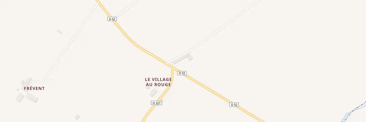 Plan du 2 Le Village au Rouge à Belval
