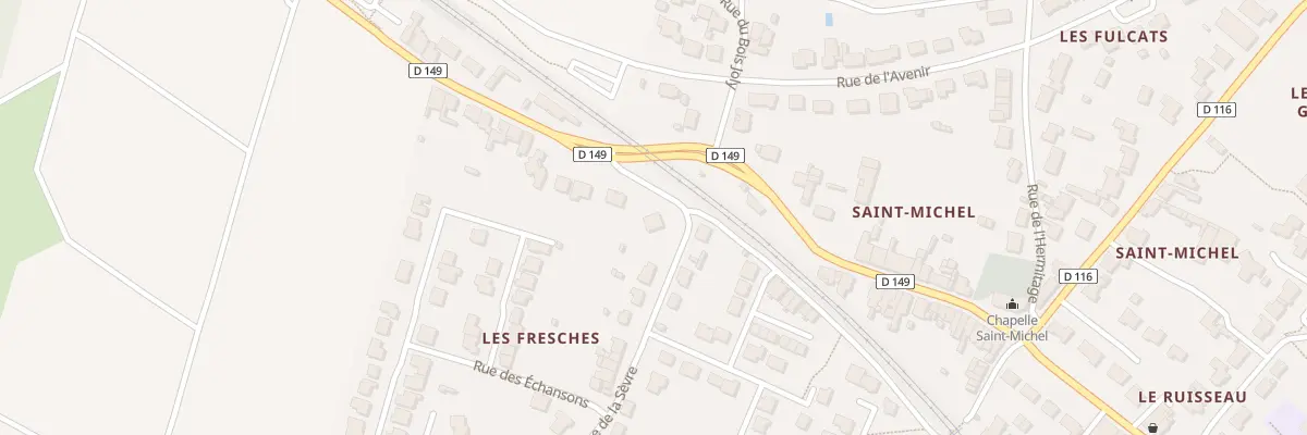 Plan du 2 Rue de la sèvre au Pallet