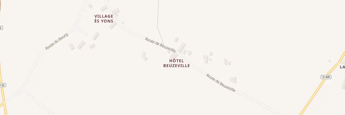 Plan du 5070 Hotel Beuzeville à Montcuit