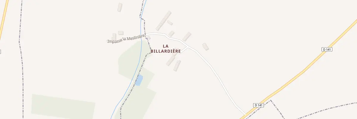 Plan du 7 La Billardiere au Lorey