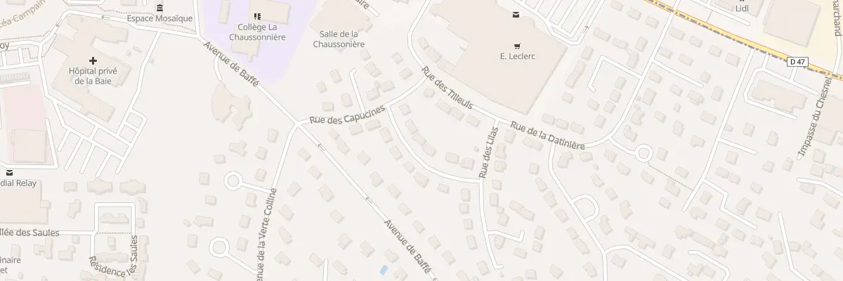 Plan du 5 Rue des Mimosas - Saint Martin à Avranches