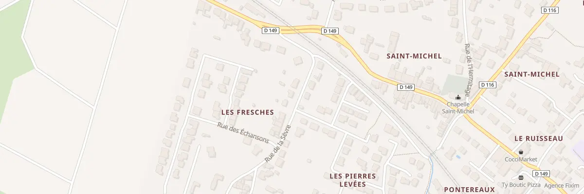 Plan du 6 Rue de la sèvre au Pallet