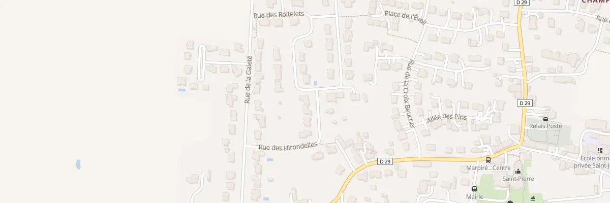 Plan du 7 Rue des Hirondelles à Marpiré