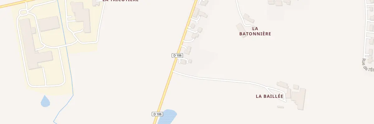 Plan du 15 Rte des Lacs à Marpiré