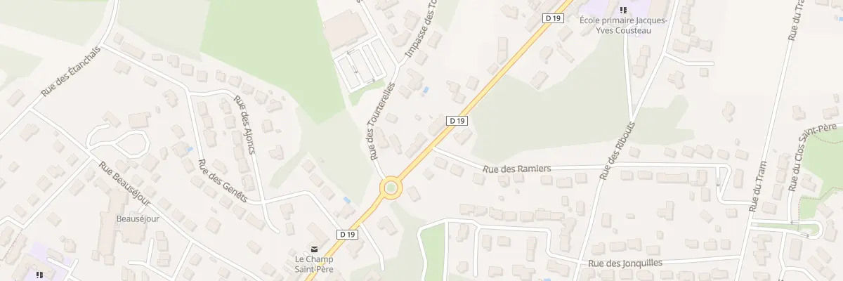 Plan du 29 Rue de l’hôtel de ville au Champ-Saint-Père