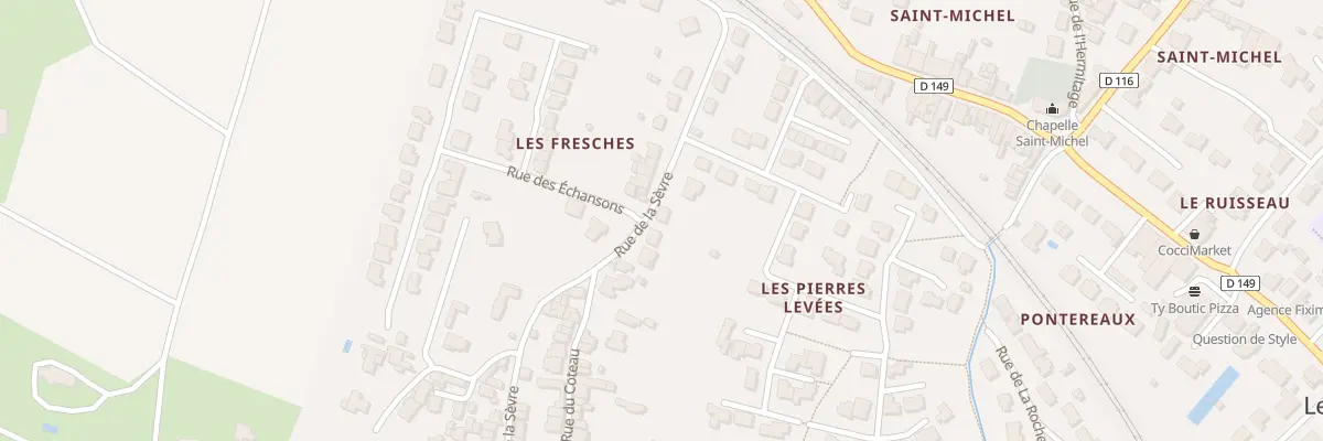 Plan du 9 Rue de la sèvre au Pallet