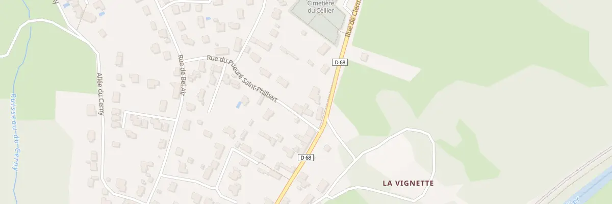 Plan du 32 Rue de Clermont au Cellier