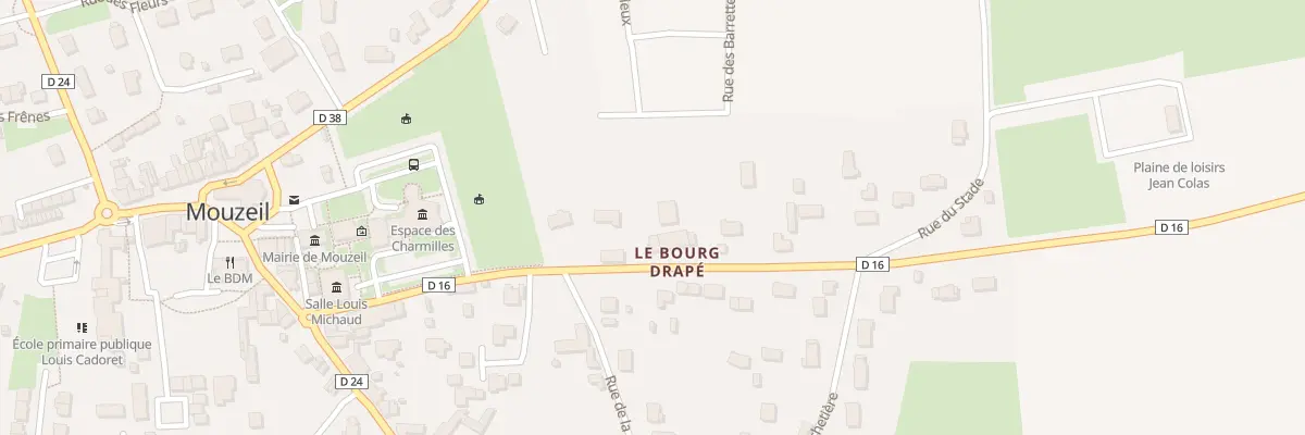Plan du 11 Rue du Bourg Drapé à Mouzeil
