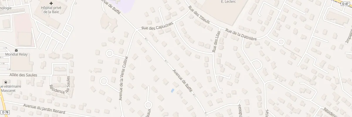 Plan du 24 Av de Baffe - Saint Martin à Avranches