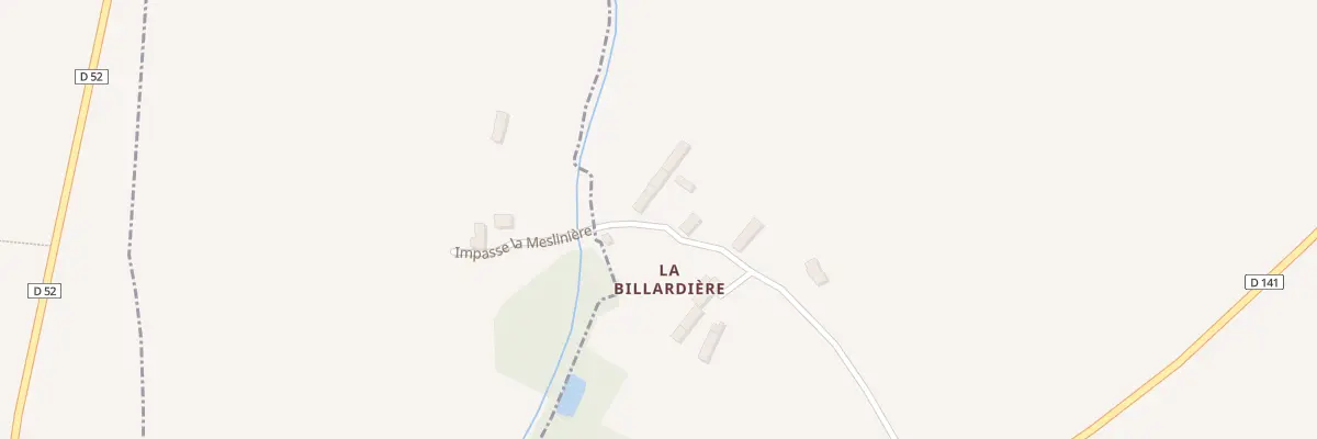 Plan du 6 La Billardiere au Lorey