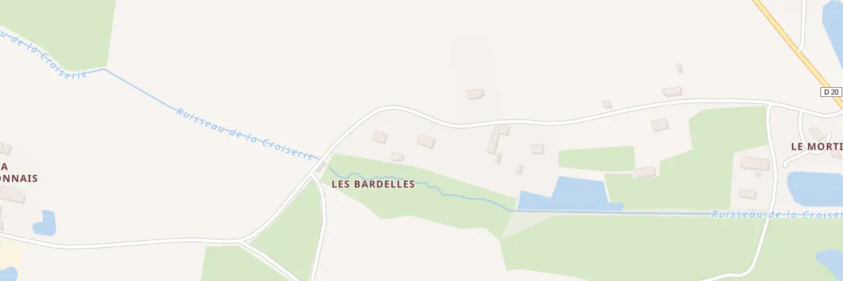 Plan du 5402 Les Bardelles à Noyal-sur-Brutz