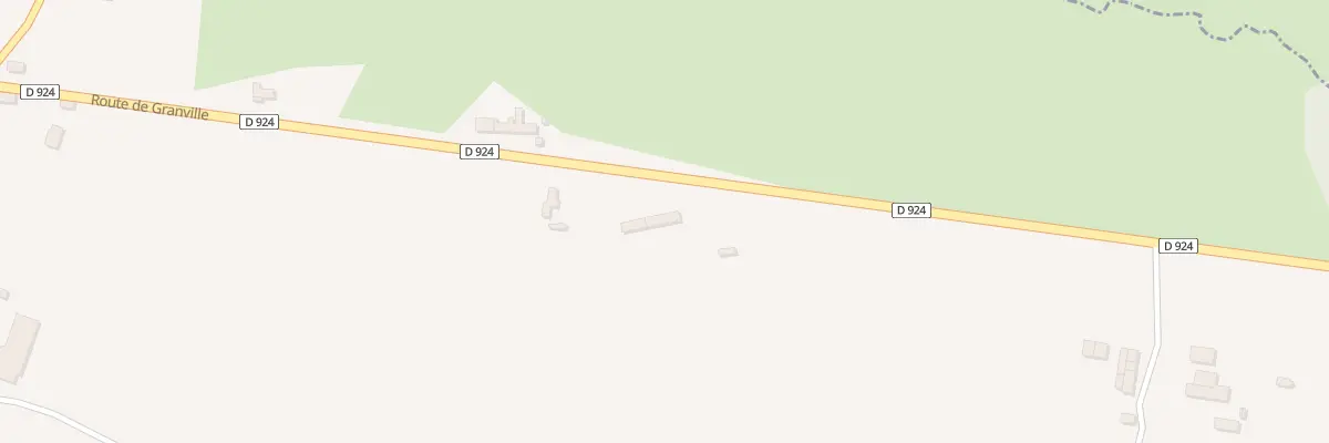 Plan du 1381 Rte de Granville à Champrepus