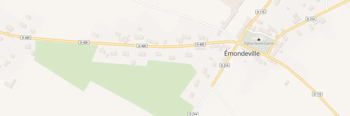 Plan du 8 Hameau de l’Eglise à Émondeville