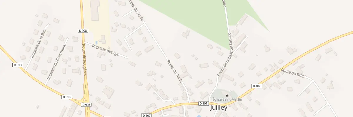 Plan du 10 Rte du Stade à Juilley