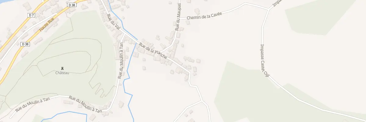 Plan du 9 Rue de la Planche à Gavray-sur-Sienne
