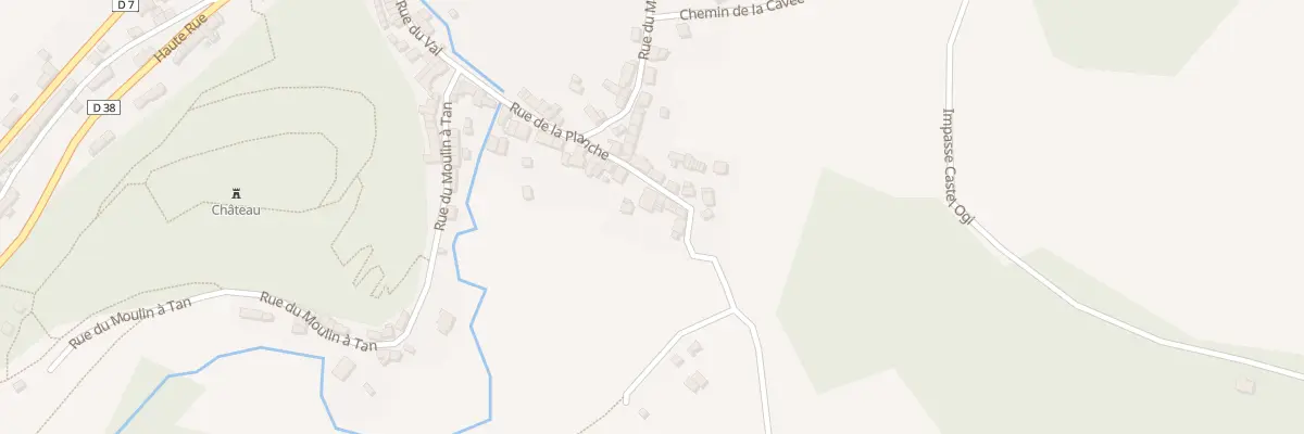 Plan du 22 Rue de la Planche à Gavray-sur-Sienne