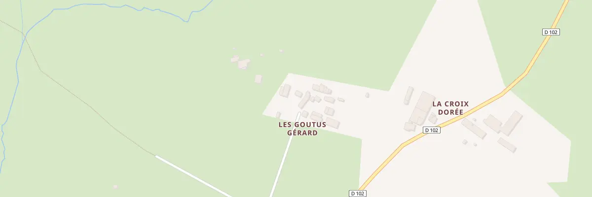 Plan du 5140 Les Goutus Gérard aux Portes du Coglais