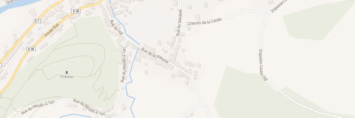 Plan du 7 Rue de la Planche à Gavray-sur-Sienne
