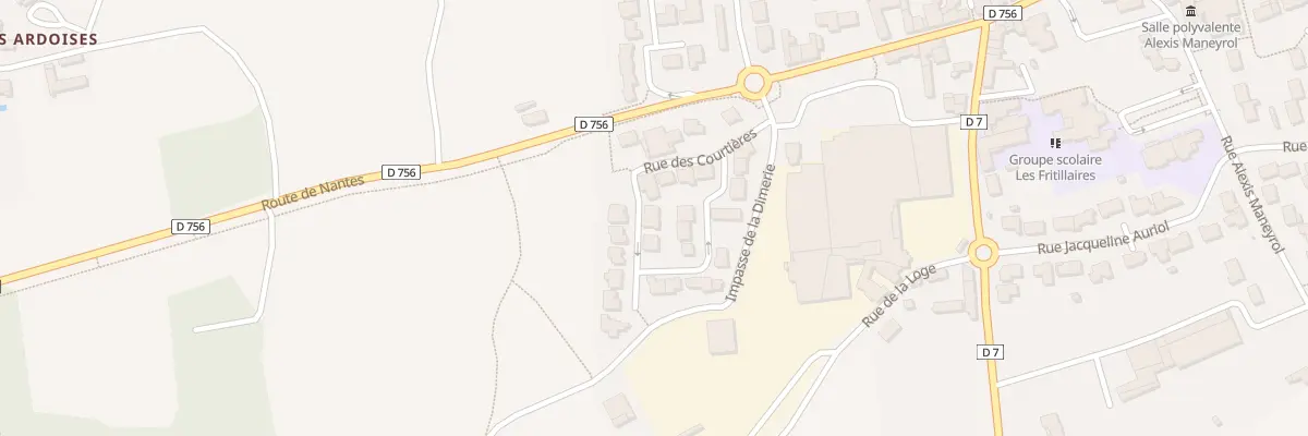 Plan du 19 Les Courtieres à La Chapelle-Heulin
