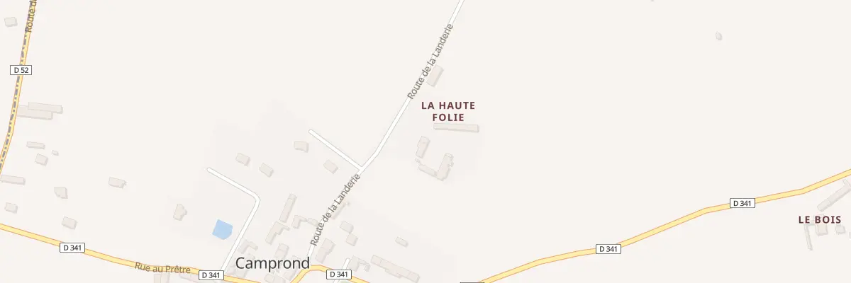 Plan du 2A La Haute Folie à Camprond
