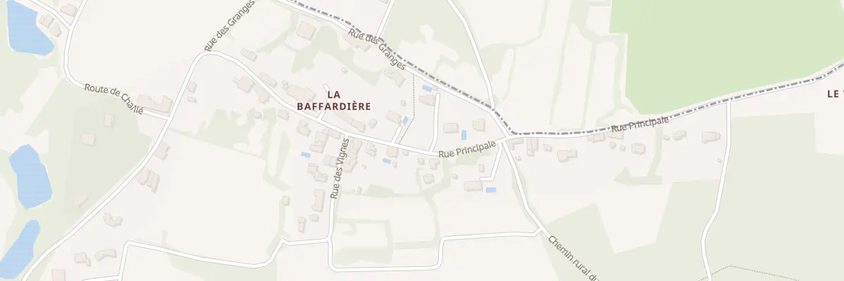 Plan de La Baffardière au Champ-Saint-Père