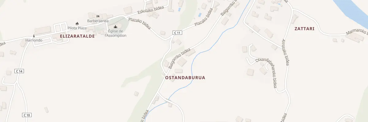 Plan du 1 Bordaberria à Bidarray