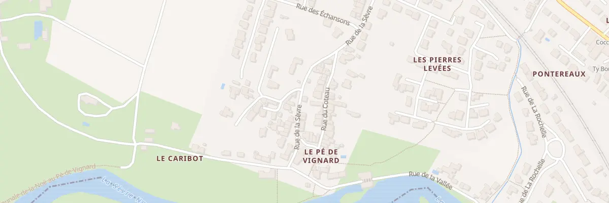 Plan du 15B Rue de la sèvre au Pallet