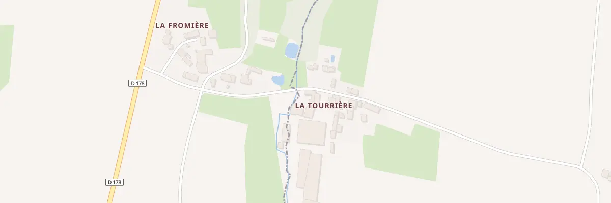 Plan du 5054 La Tourriere à Fercé