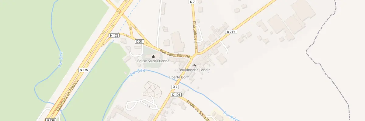 Plan du 1B Rue Saint Etienne - Avranches à Avranches