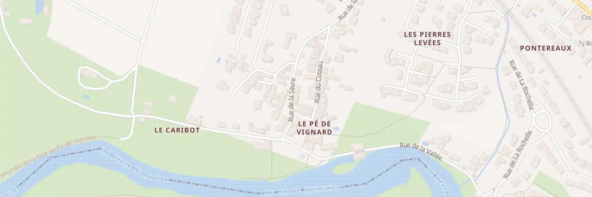 Plan du 19 Rue de la sèvre au Pallet