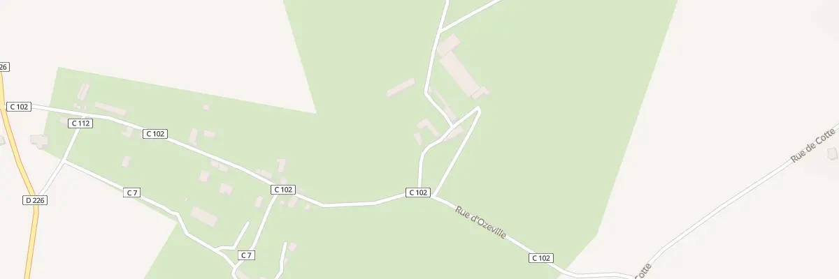 Plan du 20 Rue d’ Ozeville à Tocqueville