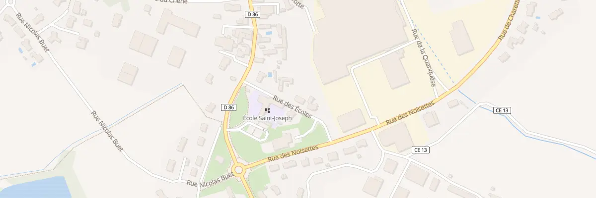 Plan du 3 Rue des écoles à La Copechagnière