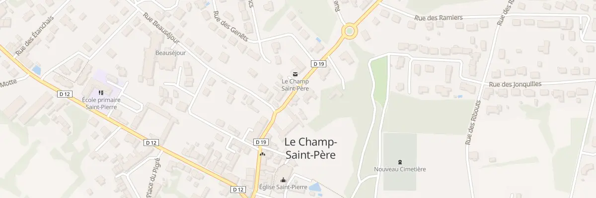 Plan du 26B Rue de l’hôtel de ville au Champ-Saint-Père
