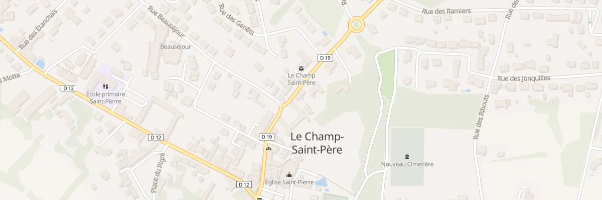 Plan du 26 Rue de l’hôtel de ville au Champ-Saint-Père