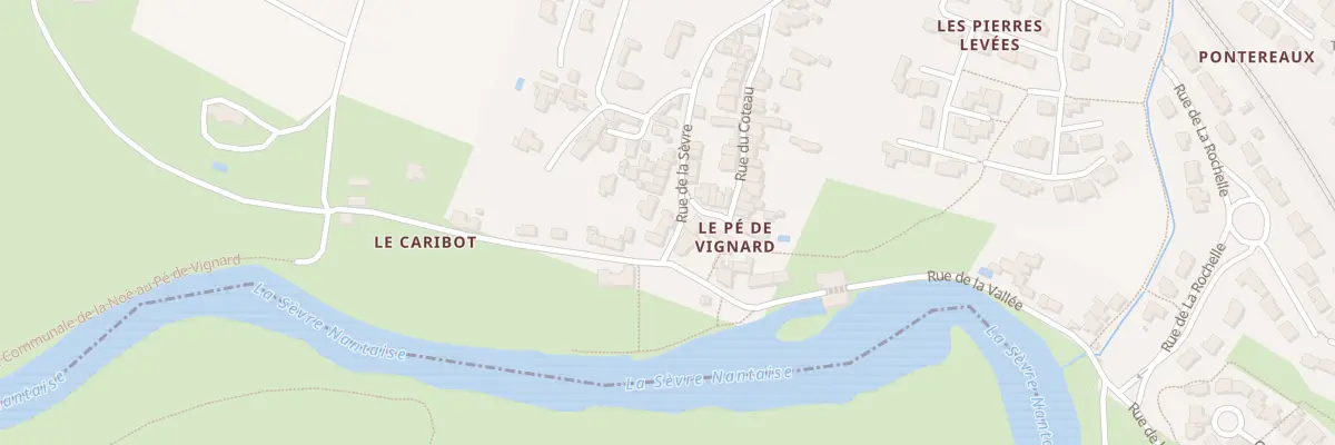 Plan du 28T Rue de la sèvre au Pallet