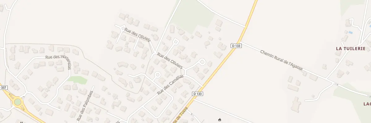 Plan du 38 Lot les Tilleuls à Saubion
