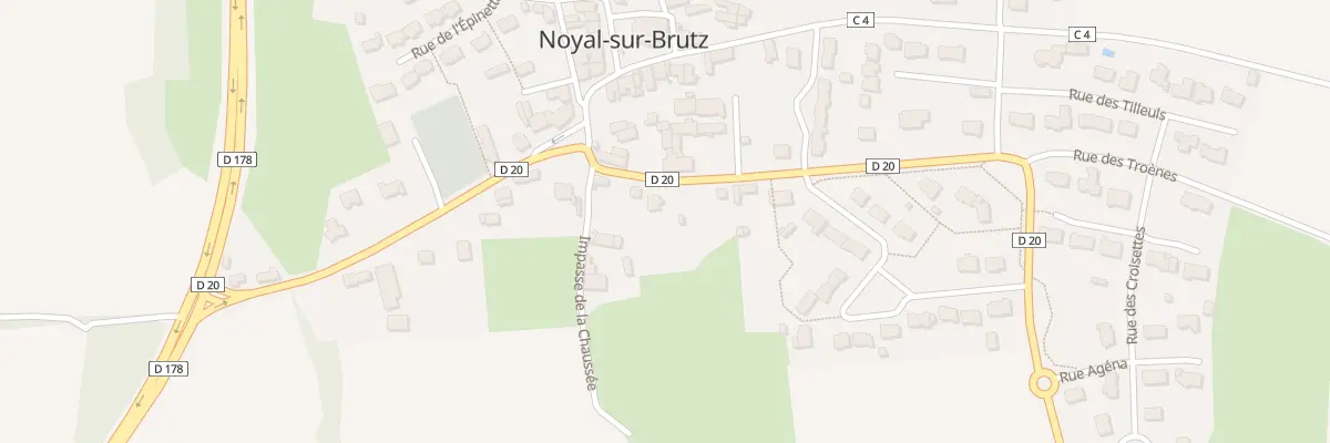 Plan du 6 Rue des Troènes à Noyal-sur-Brutz
