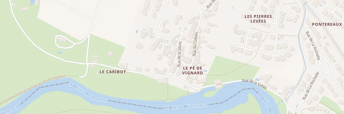 Plan du 24 Rue de la sèvre au Pallet