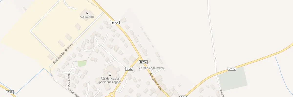 Plan du 4 Rue Jeanne Dufeu à Livré-sur-Changeon