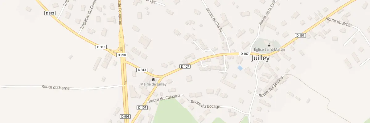 Plan du 36 Rte de la Libération à Juilley